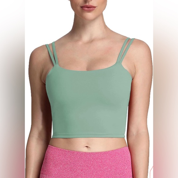 New backless, yoga sports bra crop tank - Picture 2 of 3
